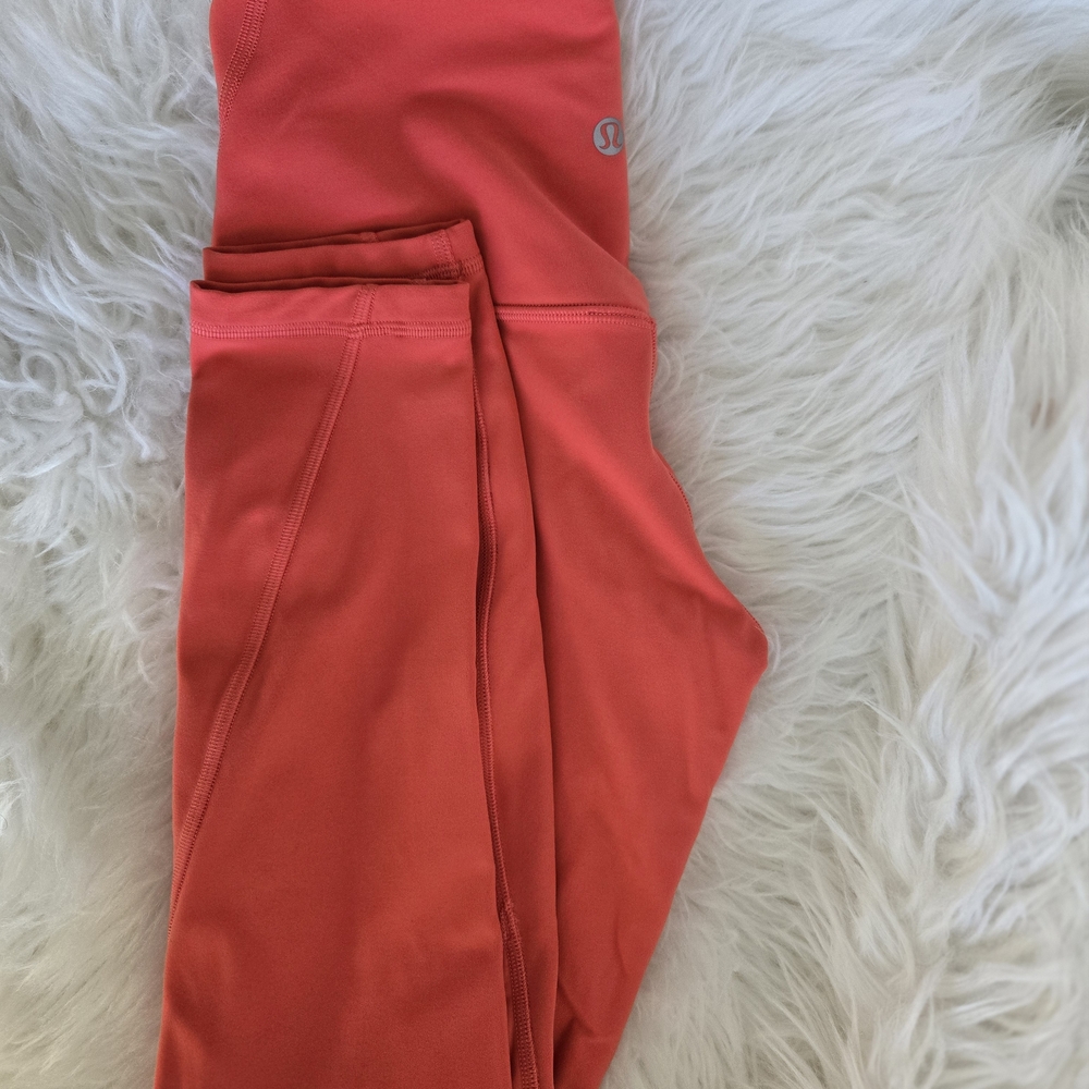 lululemon athletica Coral Leggings With Pockets